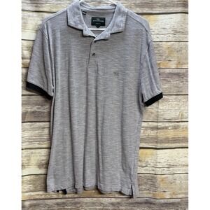 Rodd & Gunn Men's Large Sport Fit Polo Shirt Blue Heather Cotton Spandex Blend